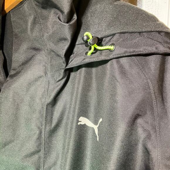 Puma Men's Jacket w Hoodie, Black, Small - Picture 9 of 12
